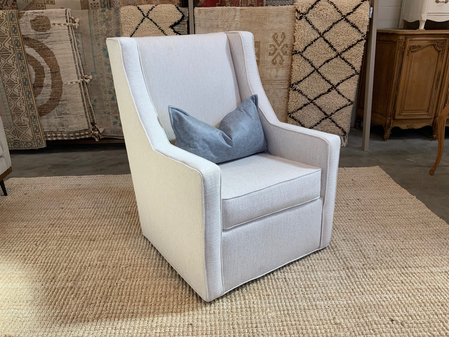 Modern Design Upholstered Arm Chairs