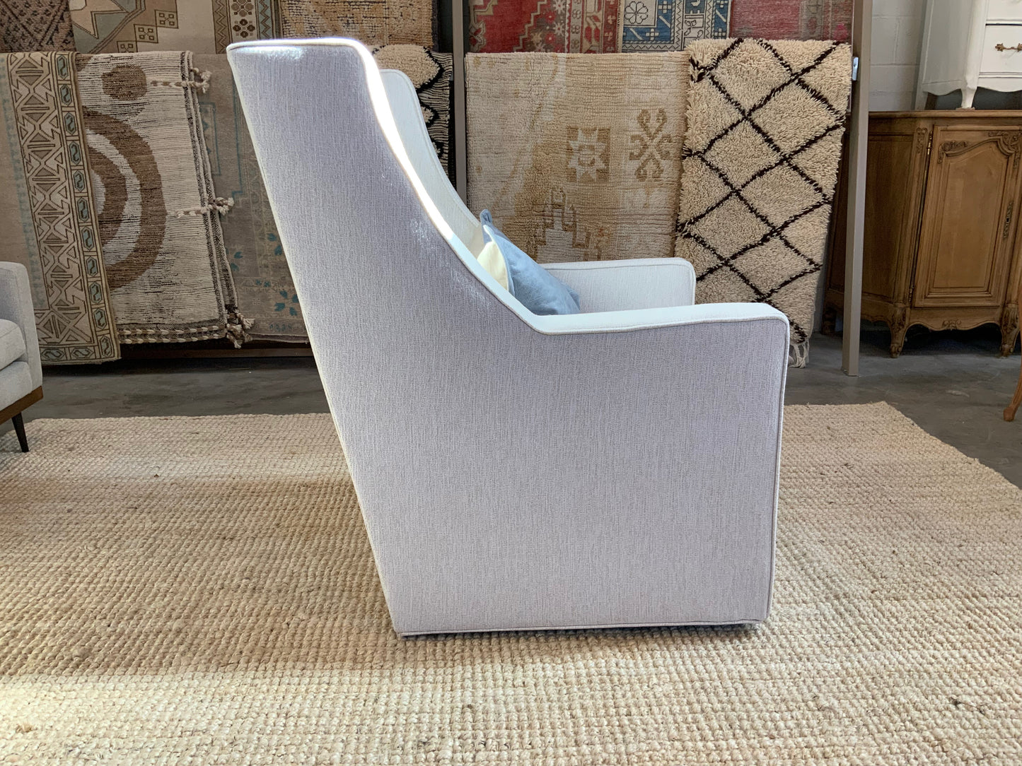 Modern Design Upholstered Arm Chairs