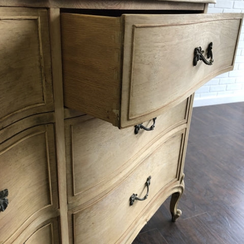 Vintage Drexel French Provincial Dresser - Bleached
