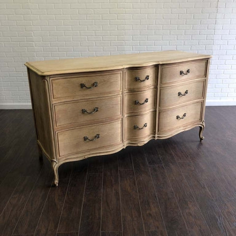 Vintage Drexel French Provincial Dresser - Bleached