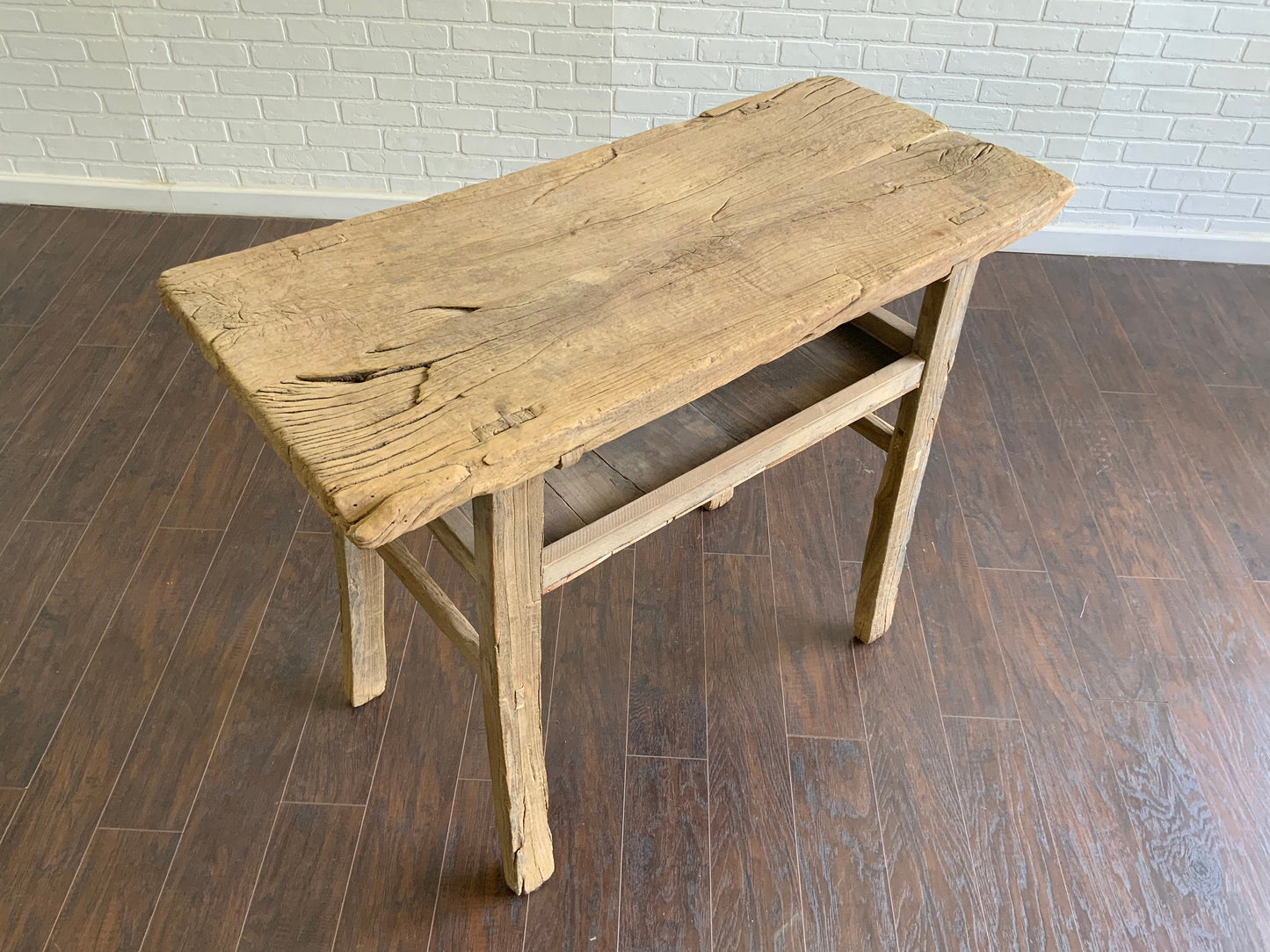 Vintage Elm Console Table