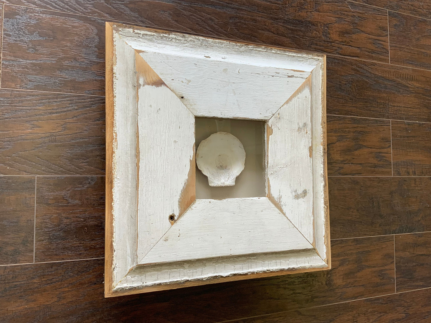 SM - Square Shadow Box - 16.5” - Scallops