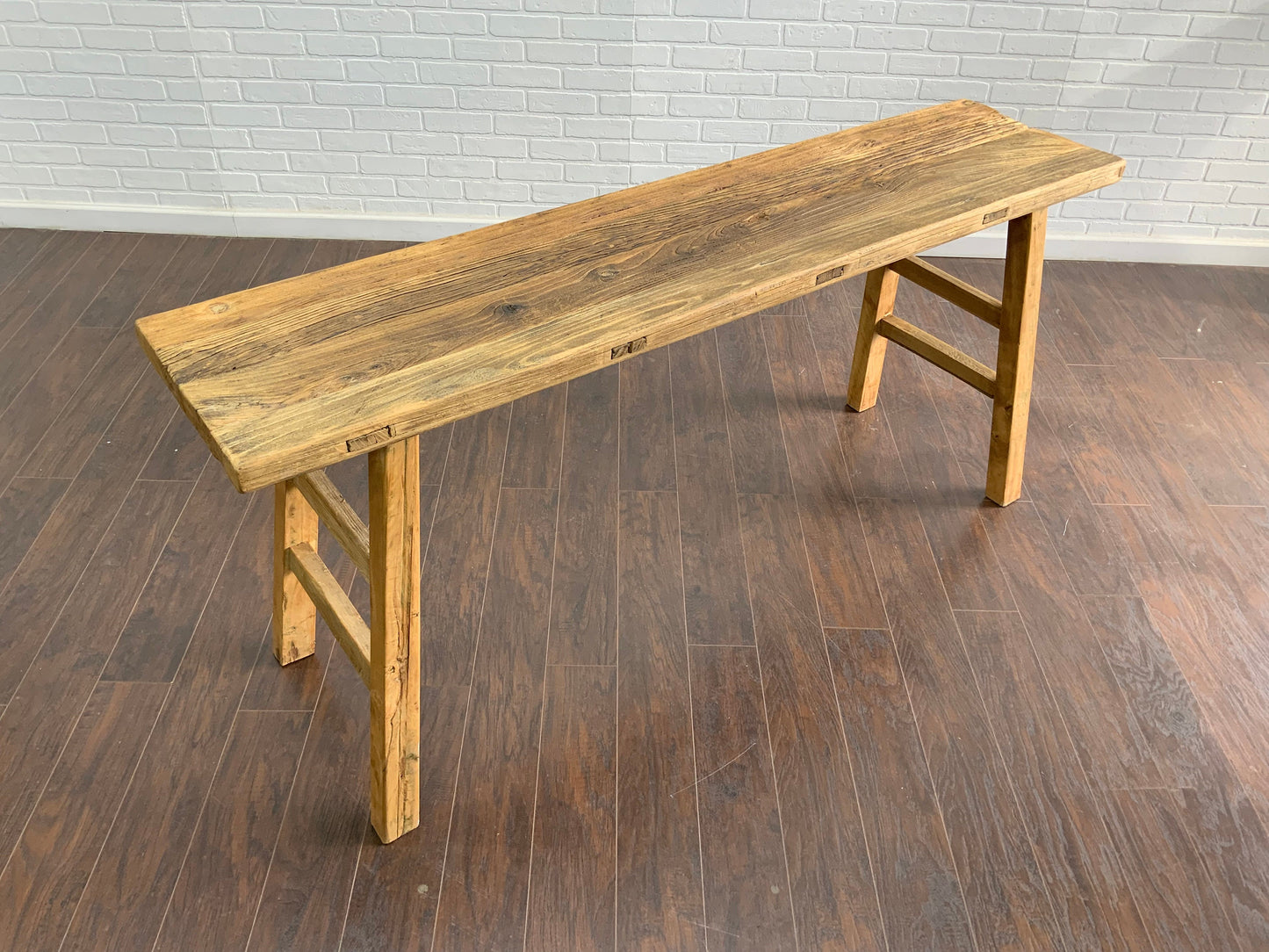 Reclaimed Elm Console Table - Sofa Table 5’7”