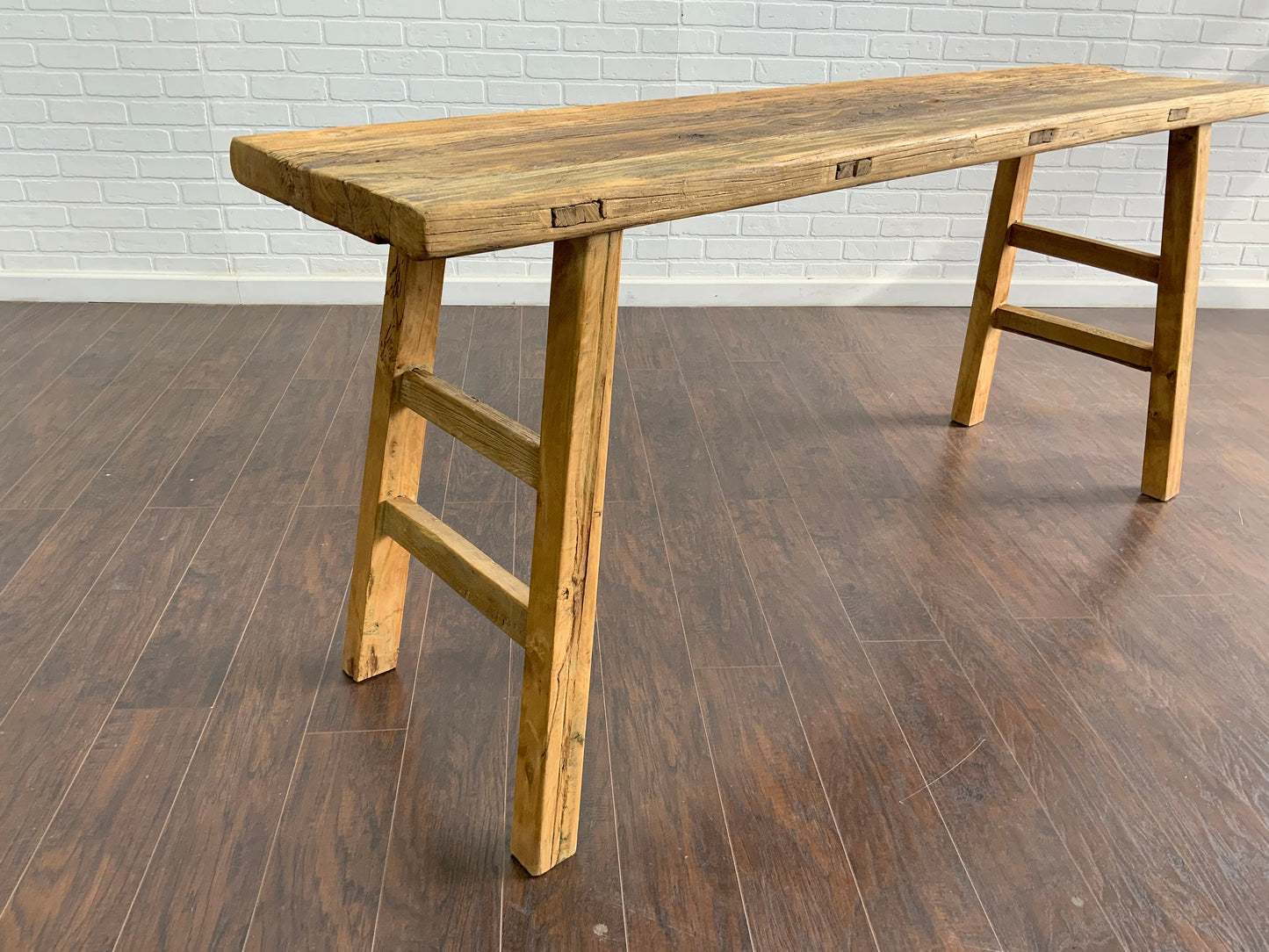 Reclaimed Elm Console Table - Sofa Table 5’7”