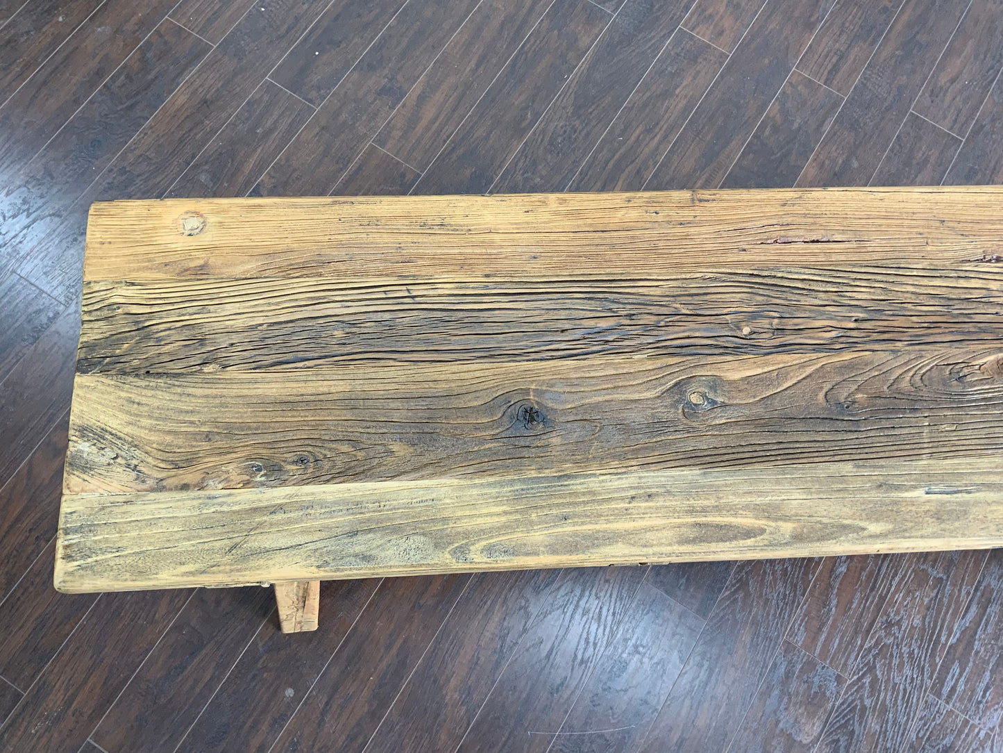 Reclaimed Elm Console Table - Sofa Table 5’7”