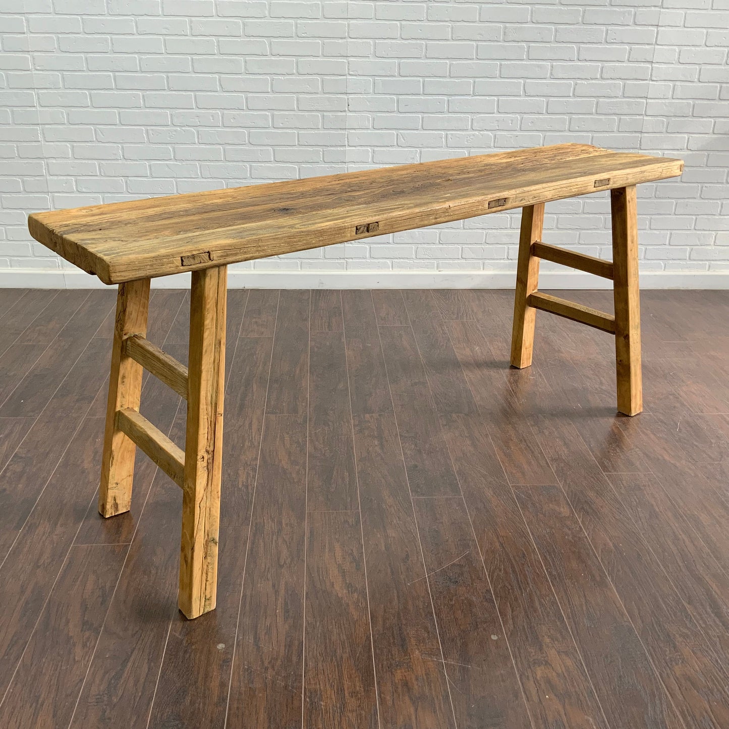 Reclaimed Elm Console Table - Sofa Table 5’7”