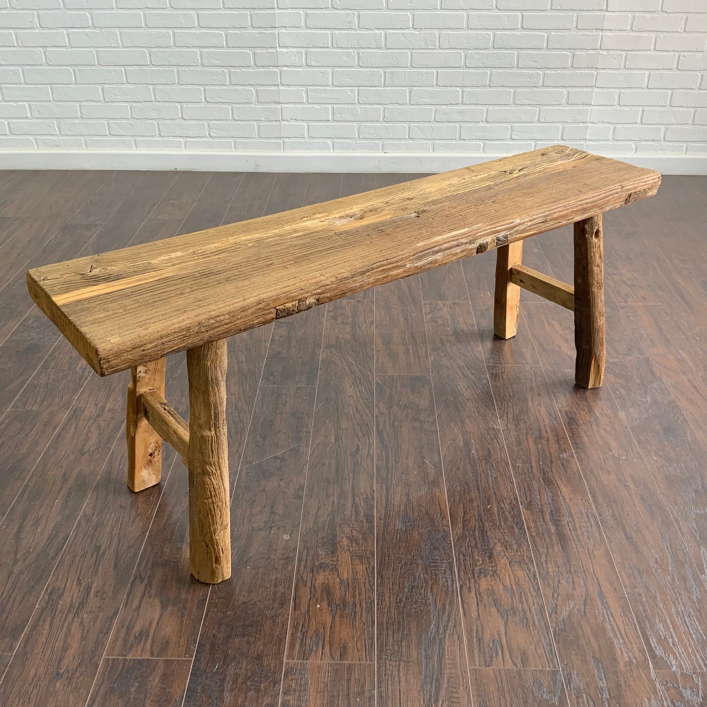 Reclaimed Elm 4’ Entryway Bench