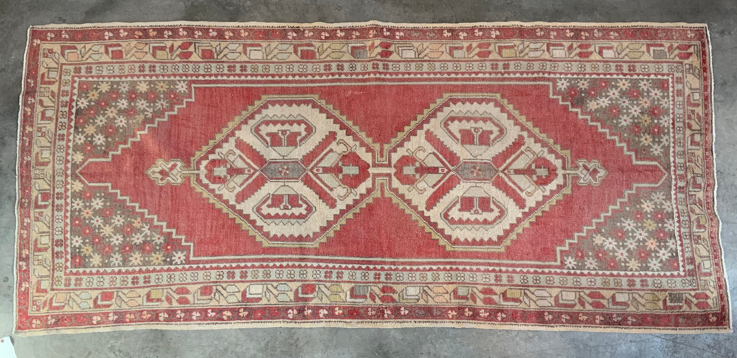 Authentic Vintage Turkish Rug TKRG44431315 - 4'2" x 9'4"