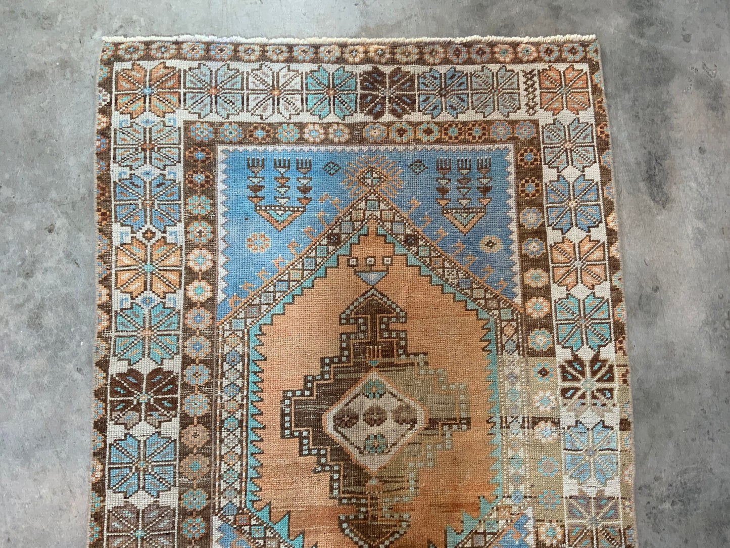 Authentic Vintage Turkish Rug TKRG34671225 - 3'4" x 4'10"